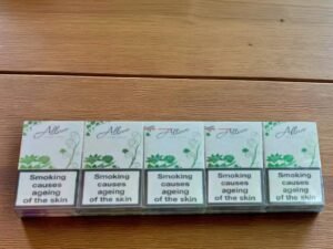 บุหรี่ Allure Menthol Super Slims