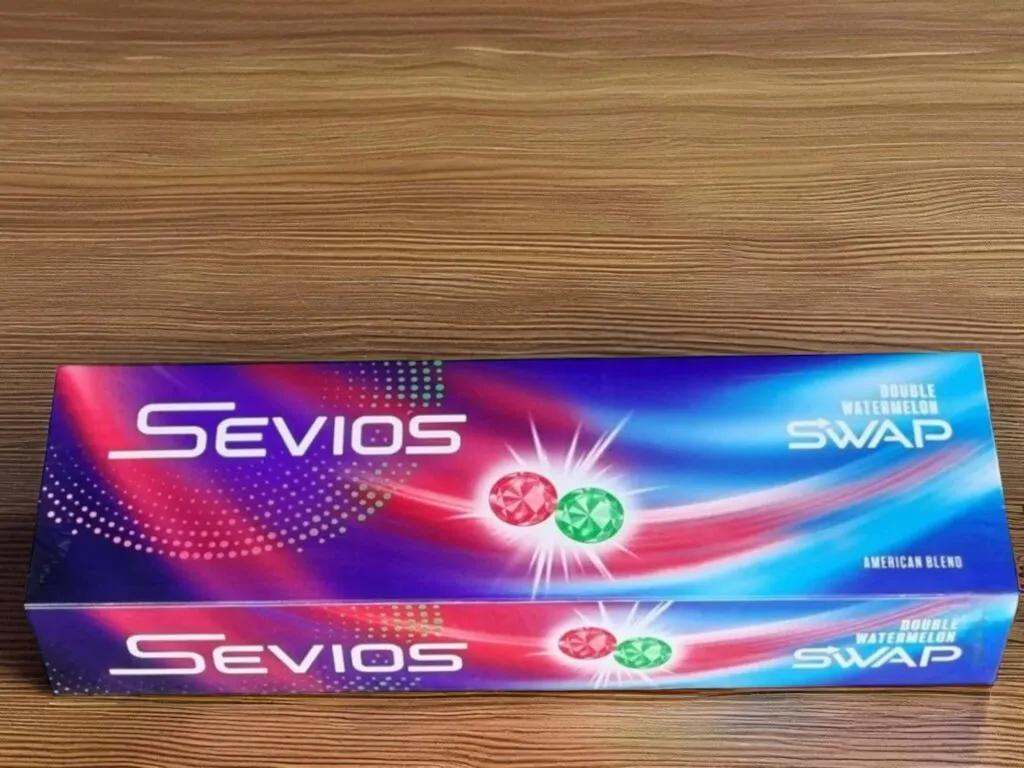 บุหรี่ Sevios Double Mango (2เม็ดบีบ)