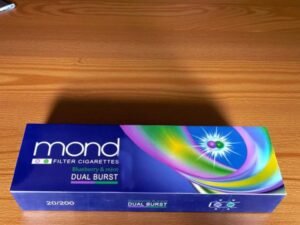 บุหรี่ Mond Dual Burst Blueberry & Mint (2เม็ดบีบ)