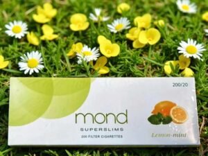 บุหรี่ Mond Lemon Mint Slims (ซองแข็ง)