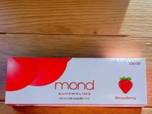 บุหรี่ Mond Strawberry Slims (ซองแข็ง)