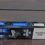 บุหรี่ MU Double Ice Mint Blue (1เม็ดบีบ)