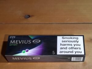 บุหรี่ Mevius Option 2 Blueberry & Menthol (2เม็ดบีบ)