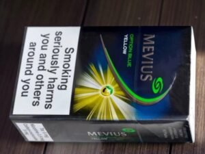 บุหรี่ Mevius Option Blue Yellow (1เม็ดบีบ)