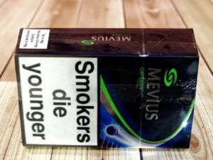 บุหรี่ Mevius Option Blueberry (1เม็ดบีบ)