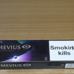บุหรี่ Mevius Option Purple 8 Blueberry & Menthol (1เม็ดบีบ)
