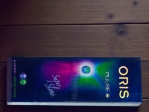 บุหรี่ Oris Pulse Blueberry+Menthol Fusion (2เม็ดบีบ)