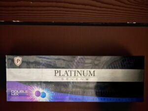 บุหรี่ Platinum Blueberry & Mint Double Mix (2เม็ดบีบ)