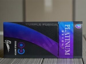 บุหรี่ Platinum Seven Purple Fusion (2เม็ดบีบ)