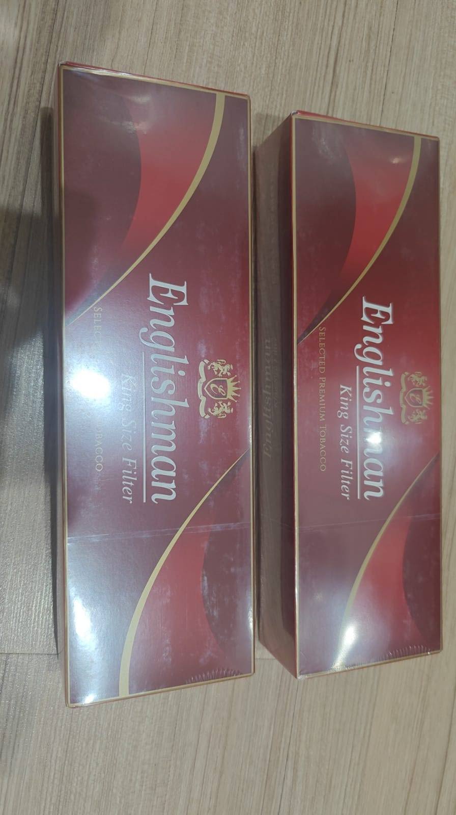 Magnate Silver Super Slims - Red Filter Tip