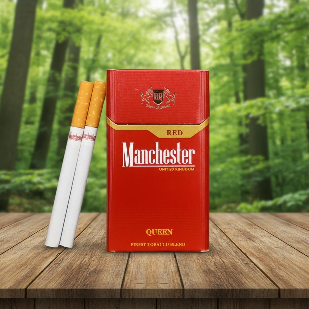 บุหรี่ Manchester Queen Red นำเข้าจากอังกฤษ สายร้อนพรีเมียม