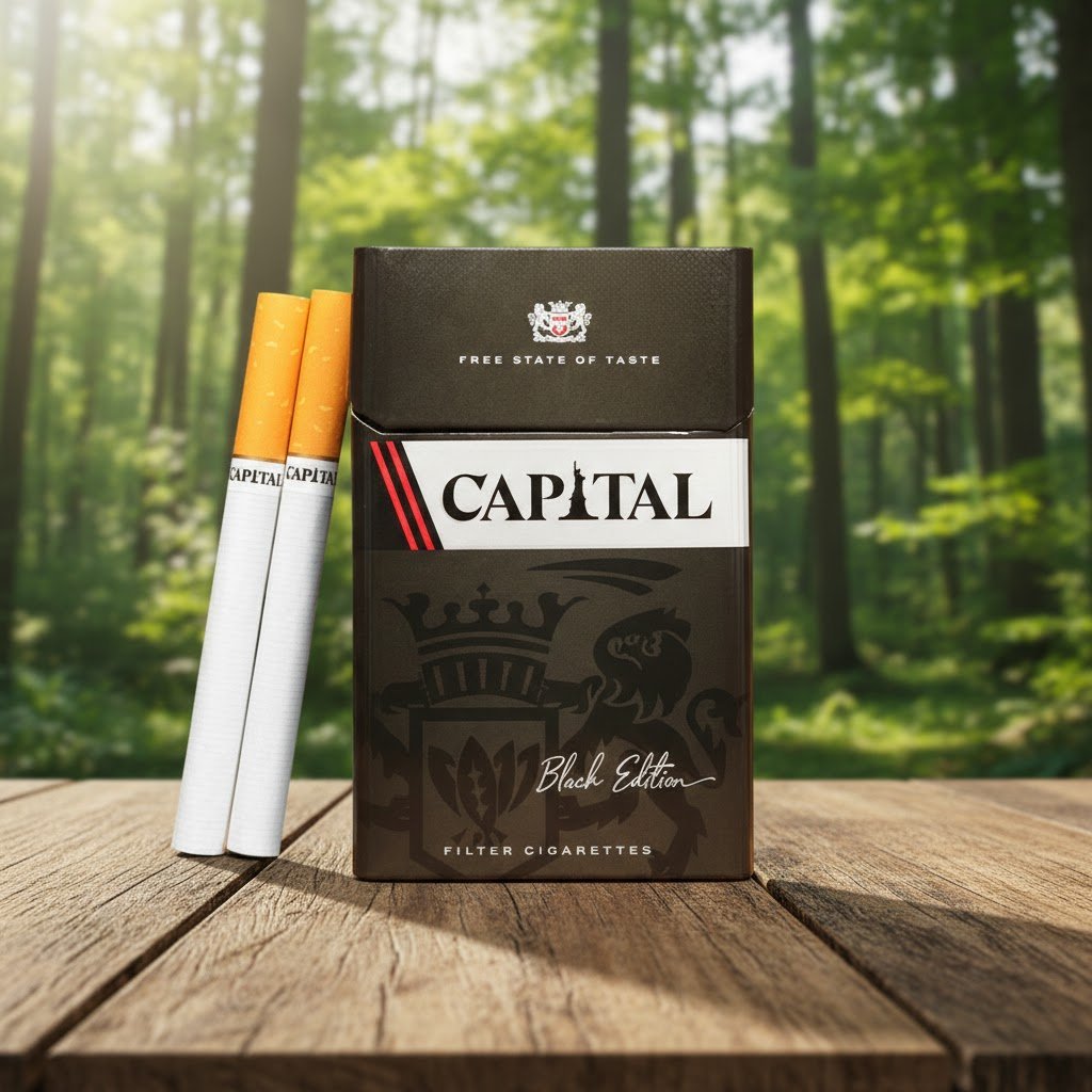 บุหรี่ Capital Black Edition สายร้อนพรีเมียม ดีไซน์หรูหรา