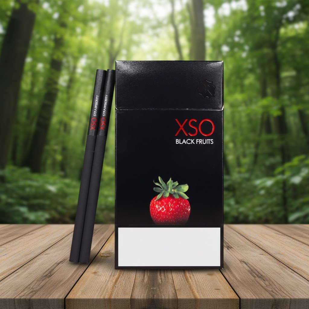 บุหรี่ XSO Strawberry กลิ่นสตรอว์เบอร์รี มวนดำพรีเมียม