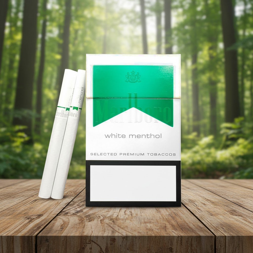 บุหรี่ Marlboro White Menthol รสเมนทอล เย็นสดชื่น นำเข้าจากสวิตเซอร์แลนด์