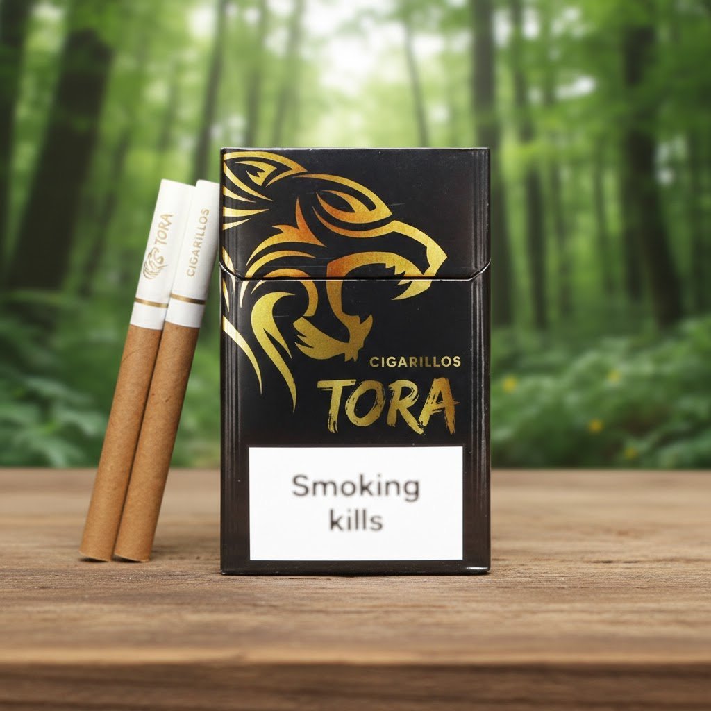 ซิการ์มวนเล็ก Tora Cigarillos กลิ่นยาสูบเข้มข้น ดีไซน์หรูหราสีดำทอง