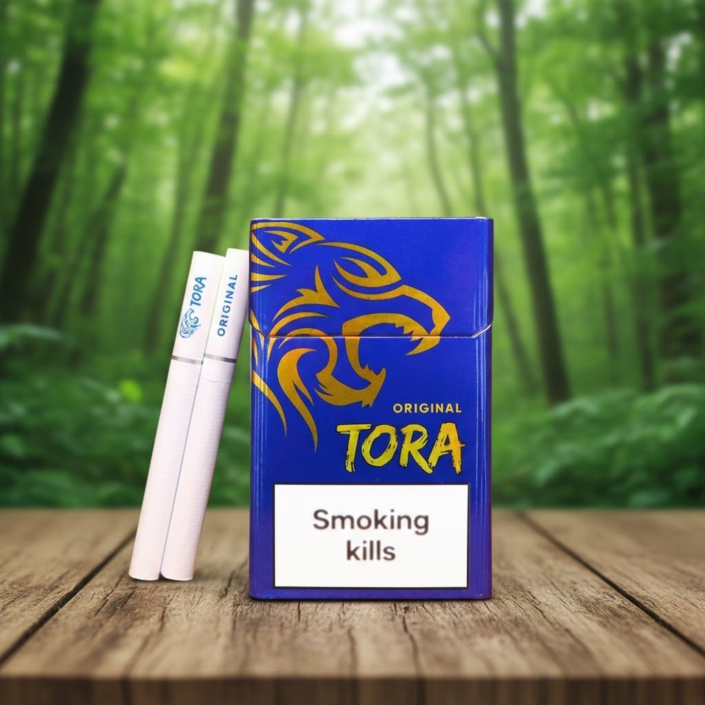 บุหรี่ Tora Original รสคลาสสิกเข้มข้น ดีไซน์ซองรูปเสือสีทอง