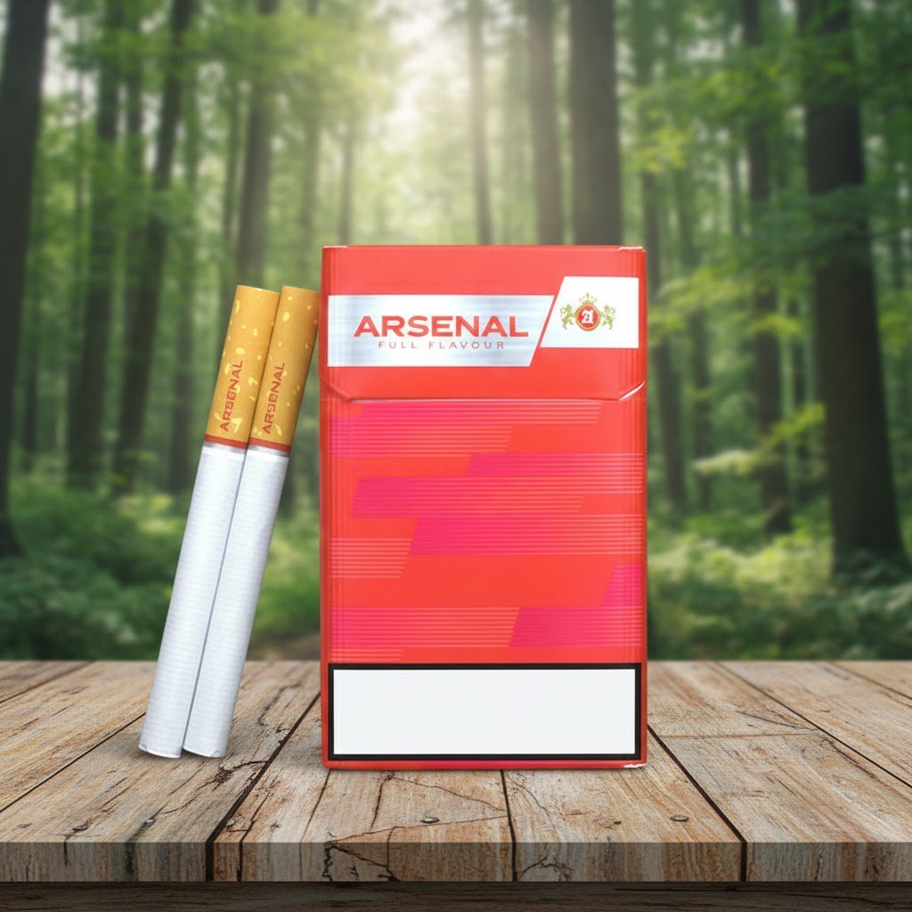 บุหรี่ Arsenal Red รสร้อนเข้มข้น สไตล์อเมริกันเบลนด์