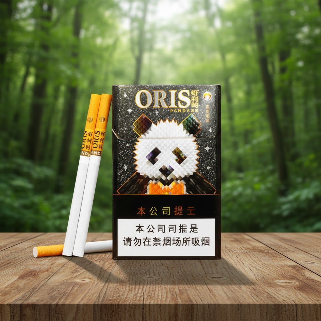 บุหรี่ Oris Panda มวนนาโนสลิม กลิ่นส้ม 1 เม็ดบีบ