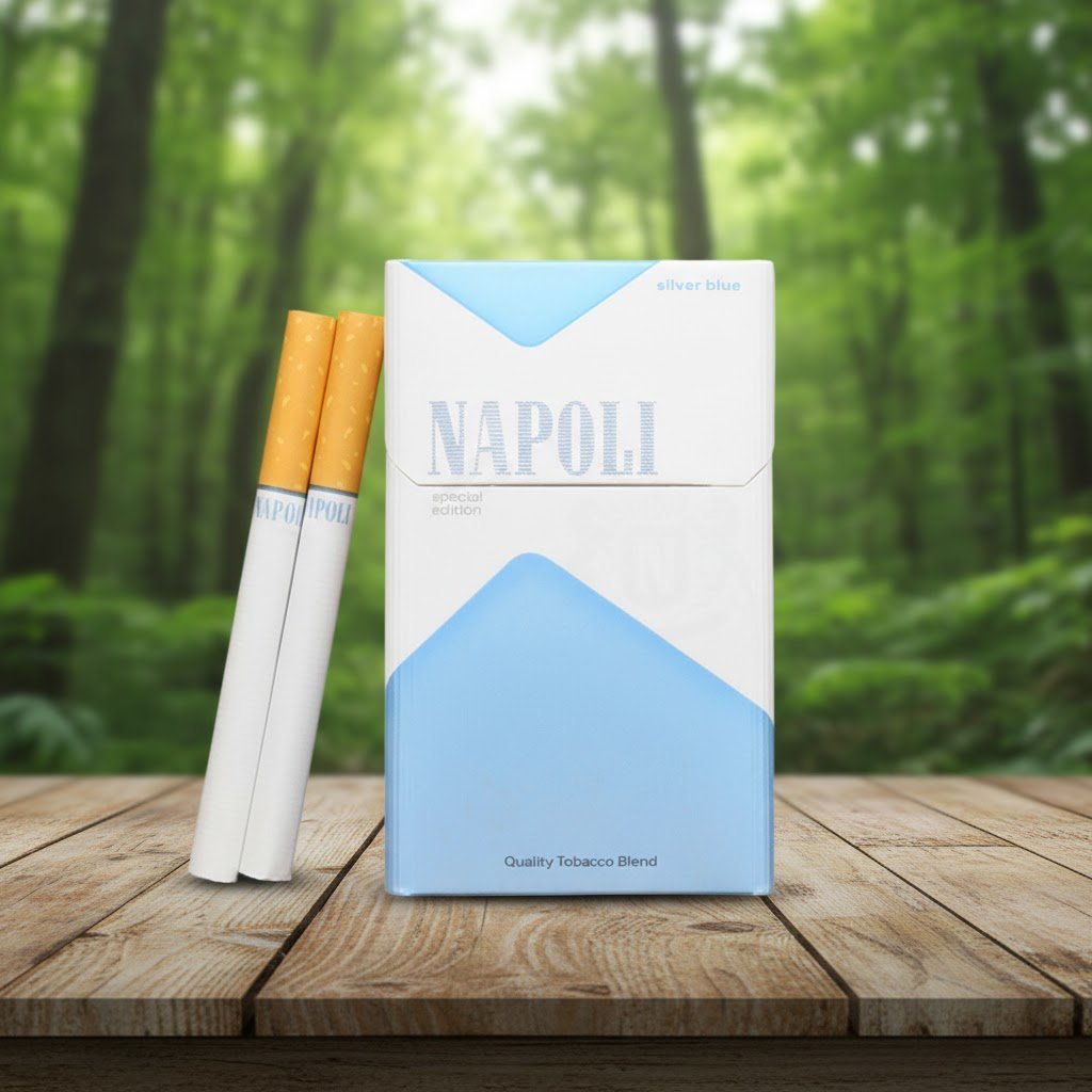 บุหรี่ Napoli Blue Special มวนขนาด Queen Size รสไลท์นุ่มนวล