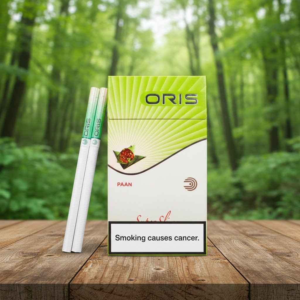 บุหรี่ Oris Paan มวนซูเปอร์สลิม กลิ่นหมากพลูพรีเมียม