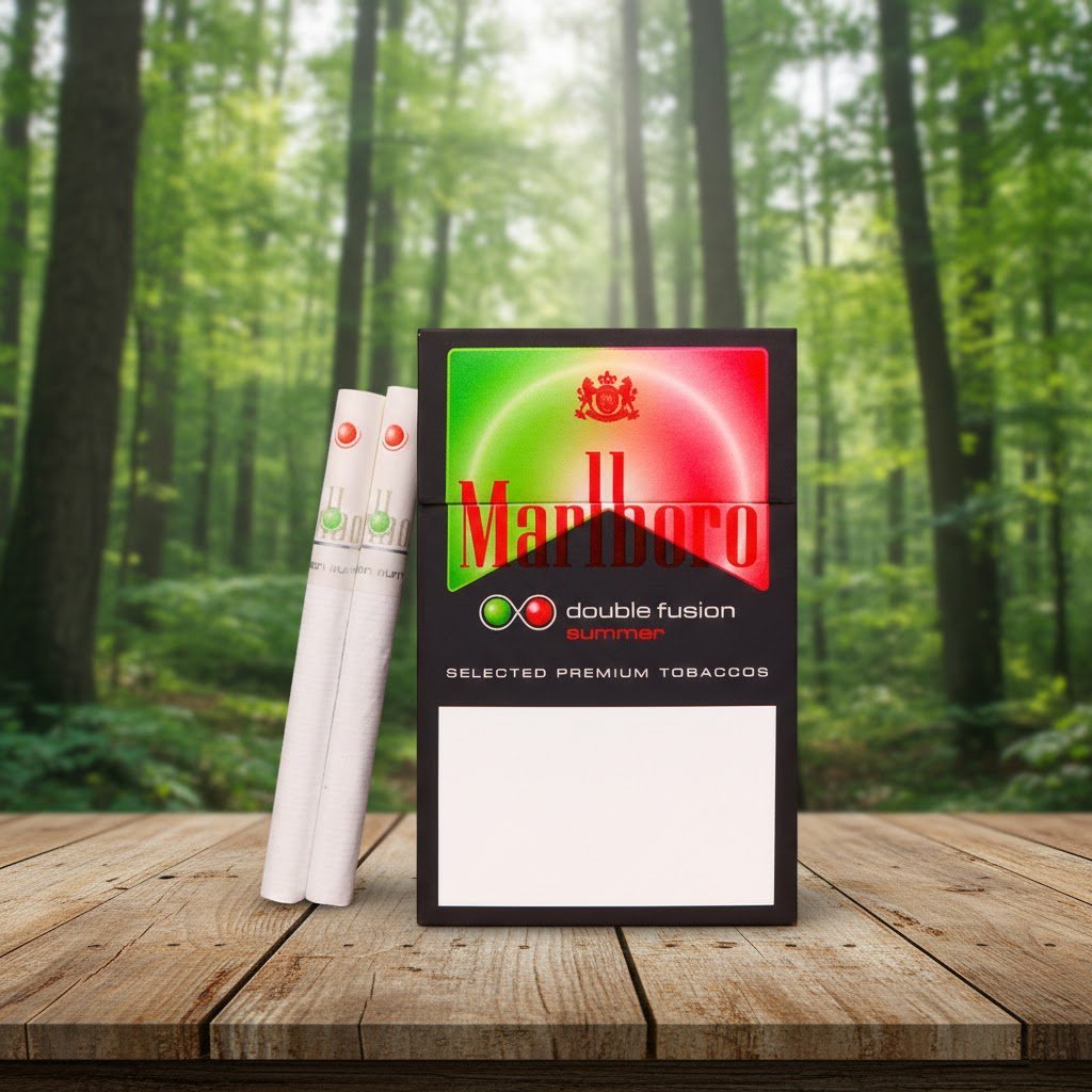 บุหรี่ Marlboro Summer Double Fusion กลิ่นแตงโมและเมนทอล 2 เม็ดบีบ