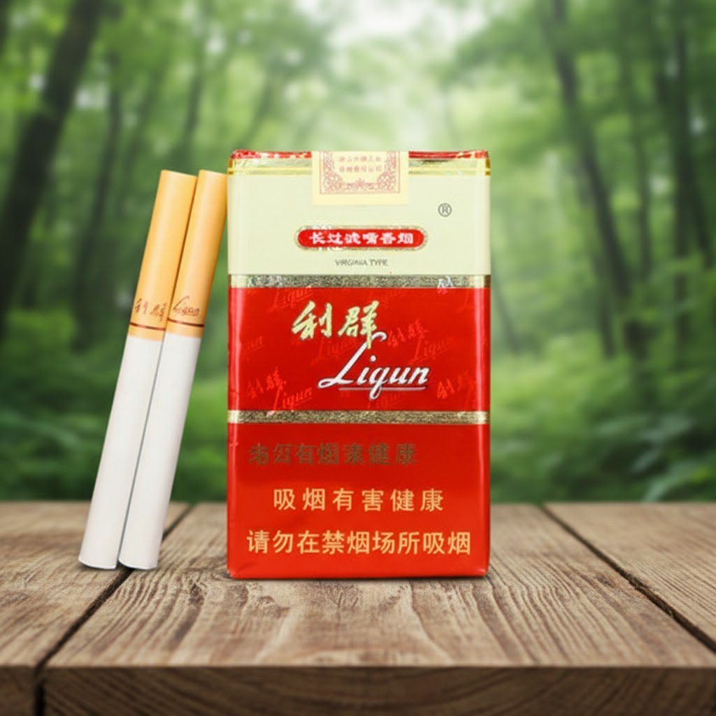 บุหรี่จีน Liqun Red Soft รสร้อนพรีเมียม สูตรใบยาดั้งเดิม