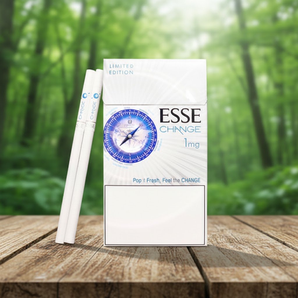 บุหรี่ ESSE Change 1mg Limited Edition มวนสลิม นิค 1 มก. รสไลท์เย็นสดชื่น
