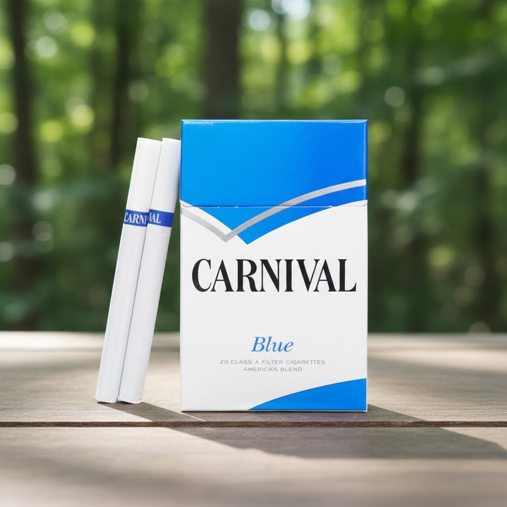 บุหรี่ Carnival Blue คานิวัลฟ้า รสไลท์ คุณภาพพรีเมียมจากเกาหลี