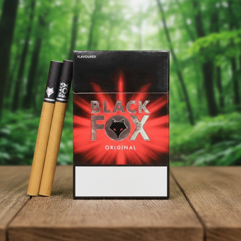 บุหรี่ Black Fox Original กลิ่นวนิลา รสร้อนนุ่มนวลนำเข้าจากฮอลแลนด์