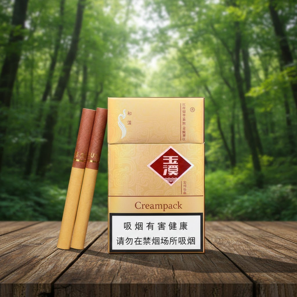 บุหรี่ Yuxi Creampack ซองแข็ง สีทอง สินค้านำเข้าจากจีน
