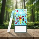 บุหรี่ Oris Chao Society Blue (CN) ซองสีฟ้า ลายกราฟิกสีสันสดใส มวนสลิม