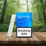 Mevius Sky Blue บุหรี่นอกพรีเมียม มาตรฐาน JT International ญี่ปุ่น