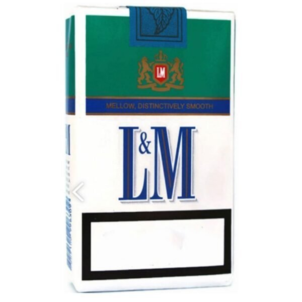 ซองบุหรี่ L&M Menthol แบบซองอ่อน เน้นความเย็นสดชื่นและใบยาพรีเมียม