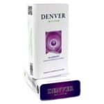 ซองบุหรี่ Denver Blueberry กลิ่นบลูเบอร์รี่ วางบนโต๊ะทำงาน