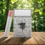 บุหรี่ Texas 5 Silver ซองสีเงินลายตัวหนังสือ บุหรี่สายร้อนจากกัมพูชา