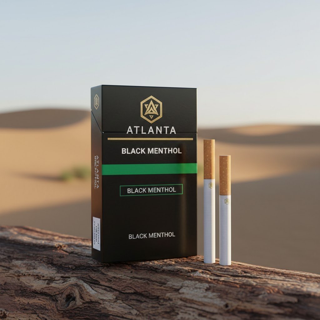 Atlanta Black Menthol (แอตแลนตา แบล็ค เมนทอล) บุหรี่นอกพรีเมียม รสเย็นเข้มข้น | Atlanta Black Menthol