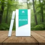 Atlanta Green Super Slim (แอตแลนตา เขียว) บุหรี่นอกมวนเรียวเล็ก รสเย็นเมนทอล | Atlanta Green Super Slim