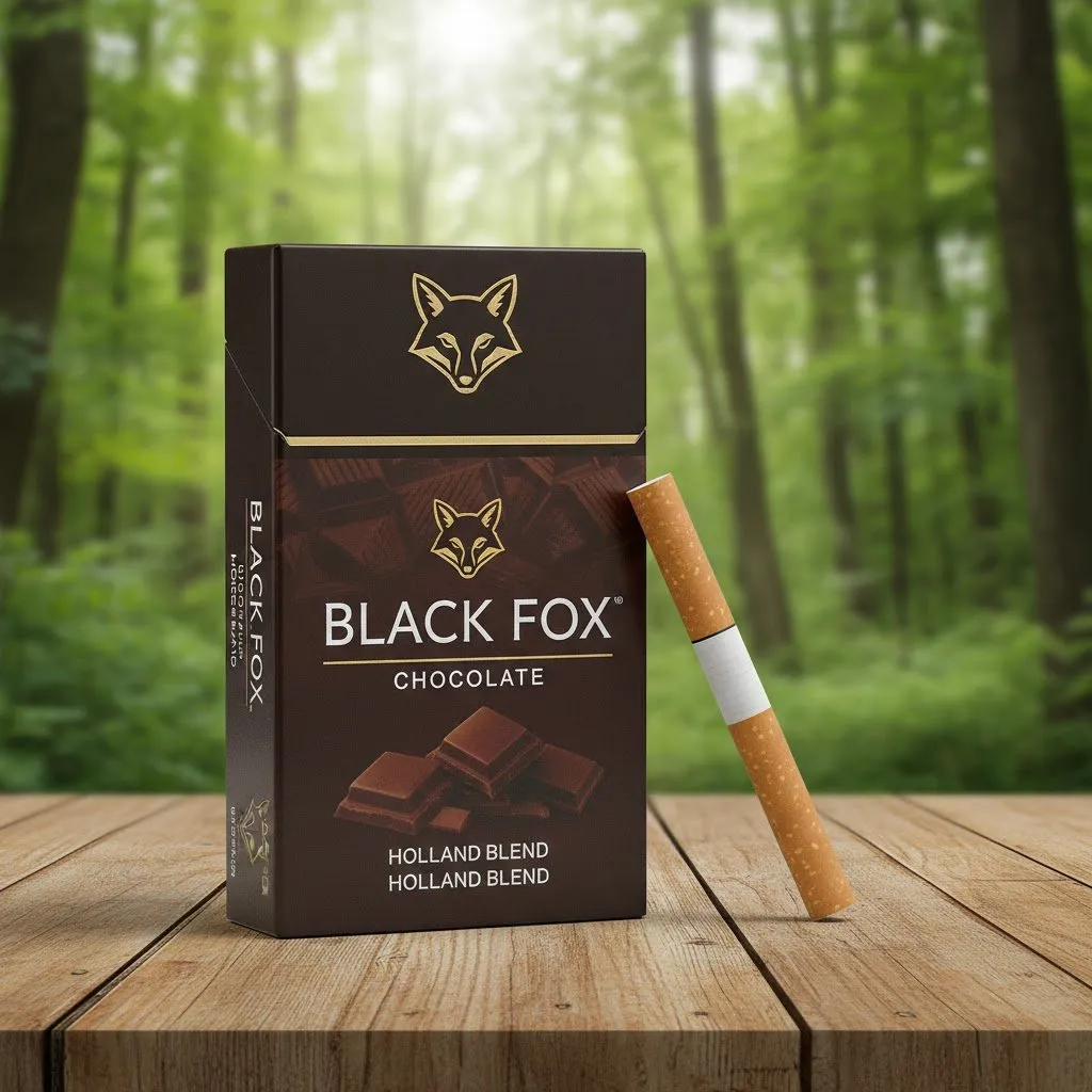 Black Fox Chocolate บุหรี่นอกพรีเมียม กลิ่นช็อกโกแลต Holland Blend | Black Fox Chocolate Holland Blend