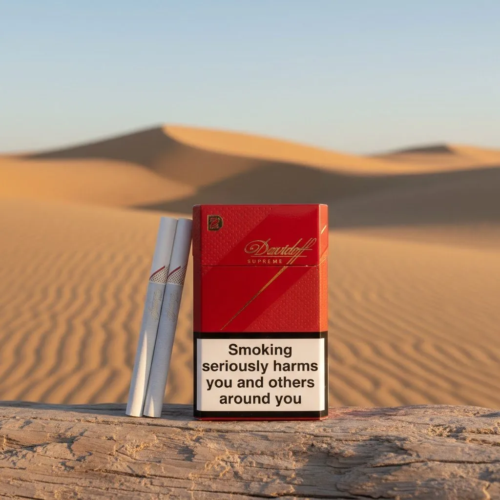 Davidoff Supreme (ดาบิดอฟ ซูพรีม) บุหรี่นอกพรีเมียมจากสวิตเซอร์แลนด์ มวนขนาด Magnum | Davidoff Supreme Magnum