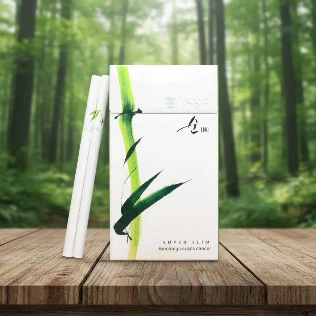 ESSE Bamboo 1mg บุหรี่นอกเอสเซ่ไม้ไผ่ ซุปเปอร์สลิม นุ่มเบาจากเกาหลี | ESSE Bamboo 1mg