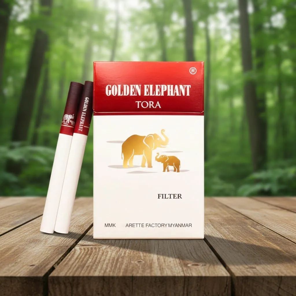 Golden Elephant บุหรี่นอก โกลเด้น อีเลฟเฟ่น (บุหรี่ช้างทอง) รสร้อนคลาสสิก | Golden Elephant
