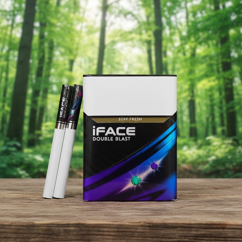 iFace Double Blast บุหรี่นอก 2 เม็ดบีบ กลิ่นบลูเบอร์รี่ (Imported Japan) | iFace Double Blast