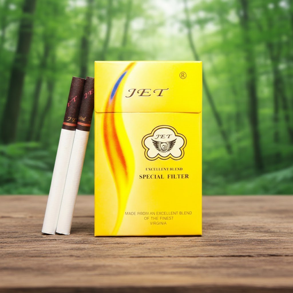JET Special Filter (บุหรี่เจ็ท เหลือง) บุหรี่นอกยอดนิยม รสเข้มข้น นุ่มนวล มาตรฐานสากล | JET Special Filter