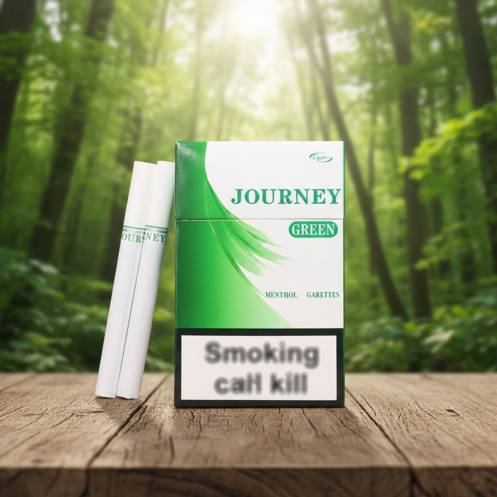 Journey Green (เจอร์นีย์ กรีน) บุหรี่นอกรสเย็นเมนทอล คุณภาพพรีเมียม | Journey Green