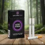 Lucky Strike Purple (ลัคกี้ สไตรค์ ม่วง) บุหรี่นอกรสเย็น กลิ่นบลูเบอร์รี่ 1 เม็ดบีบ | Lucky Strike Purple