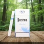 Manchester Blue SuperSlim บุหรี่นอกพรีเมียม มาตรฐานอังกฤษ รสไลท์นุ่มนวล | Manchester Blue SuperSlim
