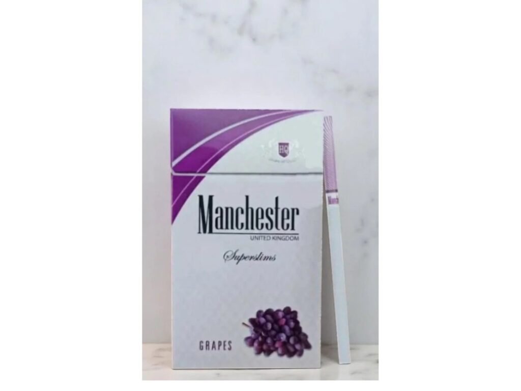บุหรี่ Manchester Grape Slims | Manchester Grape Slims