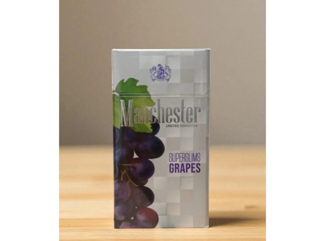 บุหรี่ Manchester SuperSlims Grape | Manchester SuperSlims Grape