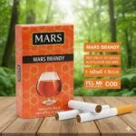Mars Brandy (มาร์ส บรั่นดี) บุหรี่นอกหอมกลิ่นเหล้าบรั่นดี 1 เม็ดบีบ รสเย็นสดชื่น | Mars Brandy