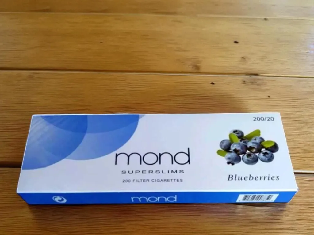 บุหรี่ Mond Blueberries Slims | Mond Blueberries Slims